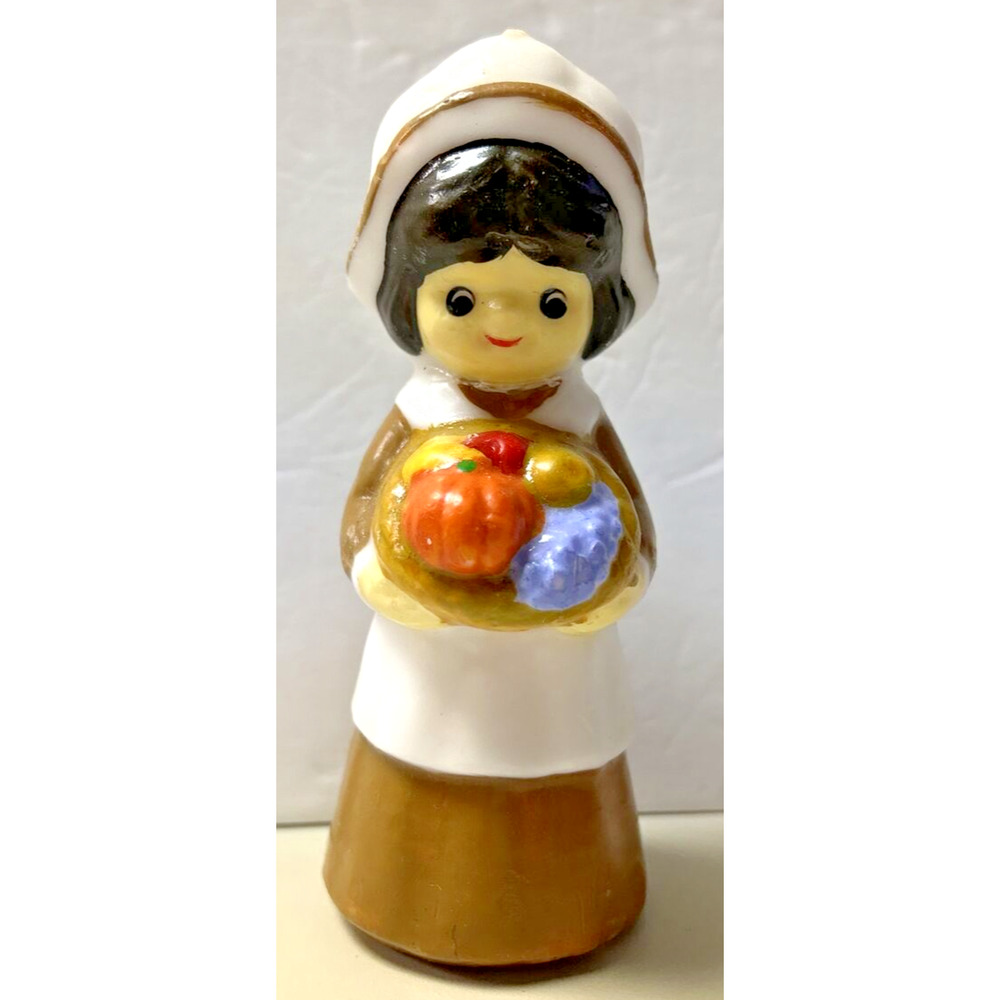 Vintage Pilgrim Girl Candle 5.5" SKU H298